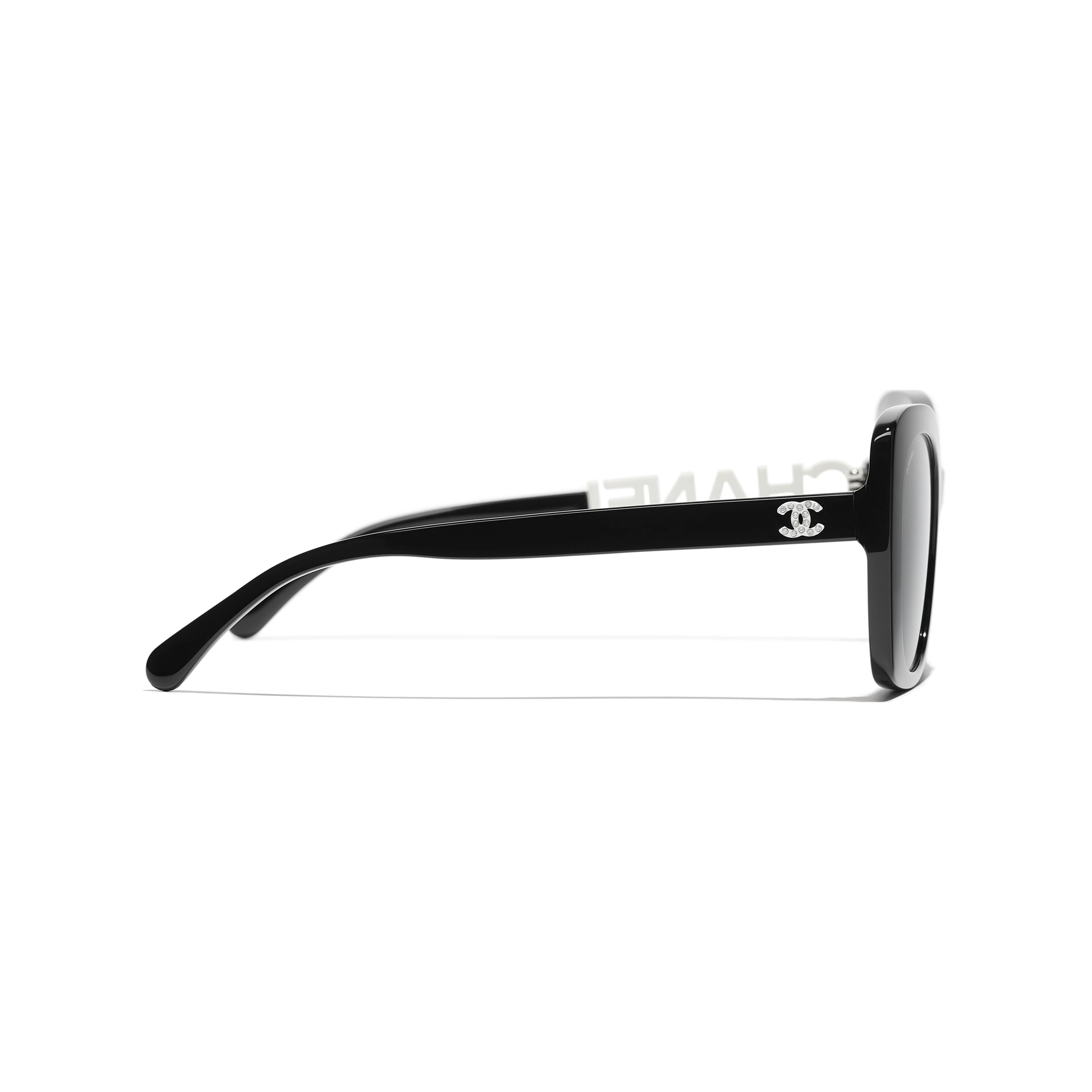 Sunglasses: Square Sunglasses, acetate & strass — Fashion | CHANEL | Chanel, Inc. (US)