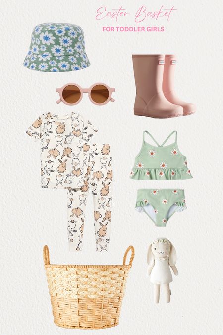 Easter basket ideas for toddler girls! This PJ set with bunnies on it could not be cuter! 

toddler girls l toddler ideas l easter basket l easter ideas l april ideas