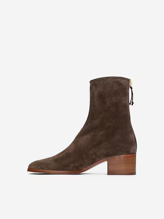 Suede Ankle Boots – Brown – Women – ARKET GB | Arket UK