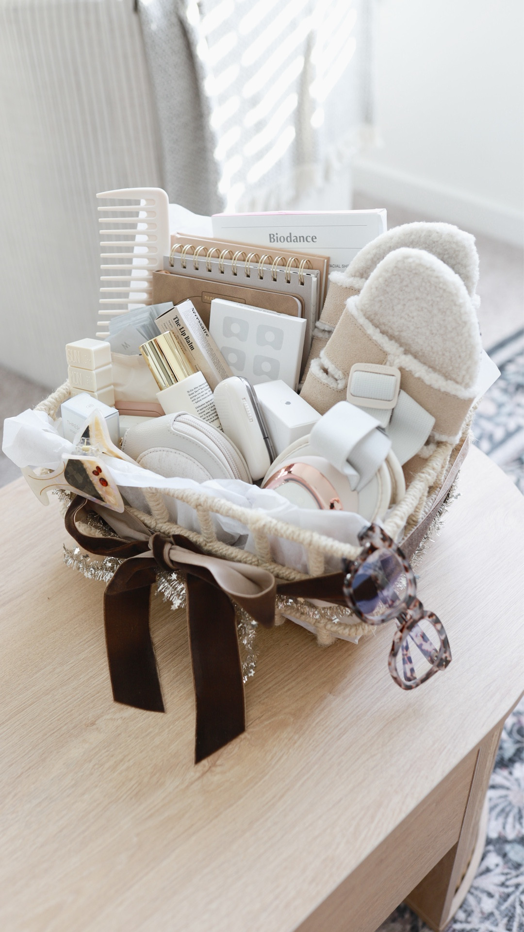 POV: this is your sign to make a cozy basket🌨️🧦☃️

#LTKmorningroutine #LTKHoliday #LTKGiftGuide