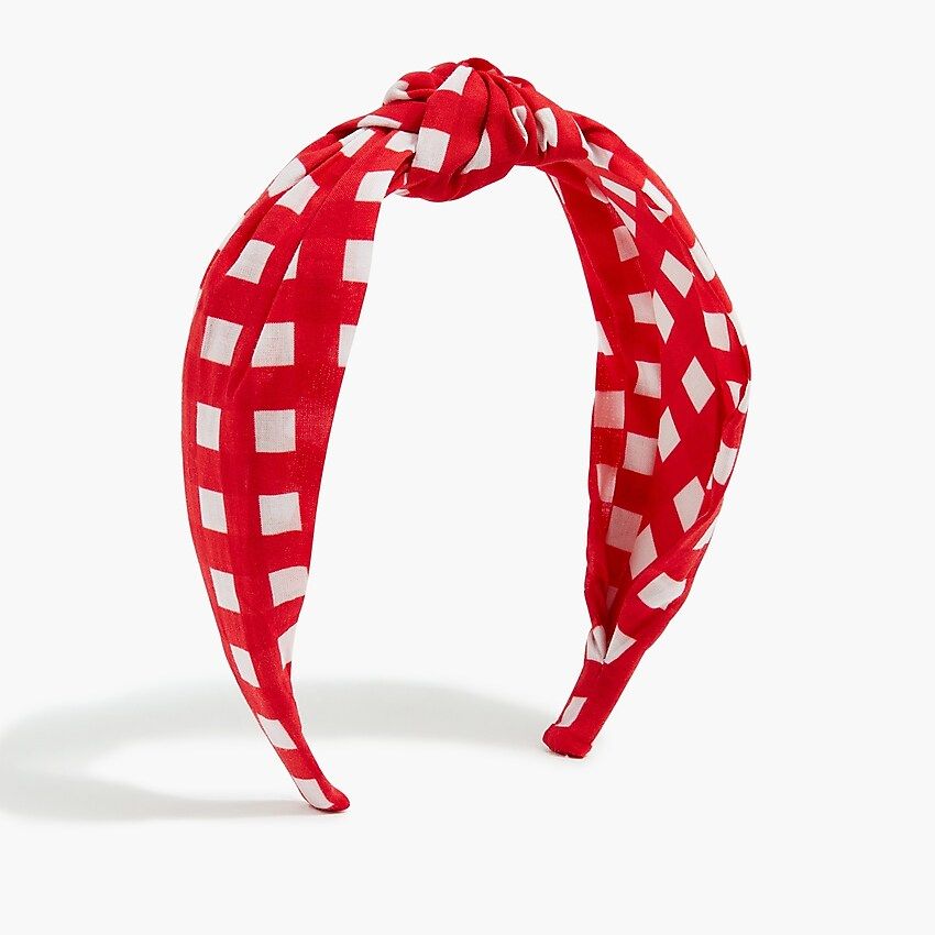 Printed knot headband | J.Crew Factory