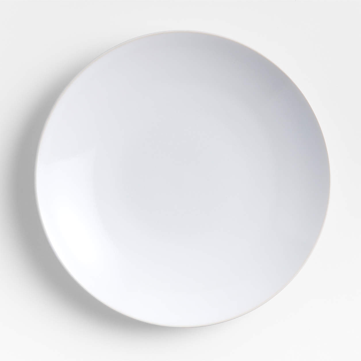 Craft Linen Cream Coupe Dinner Plates, Set of 8 + Reviews | Crate & Barrel | Crate & Barrel