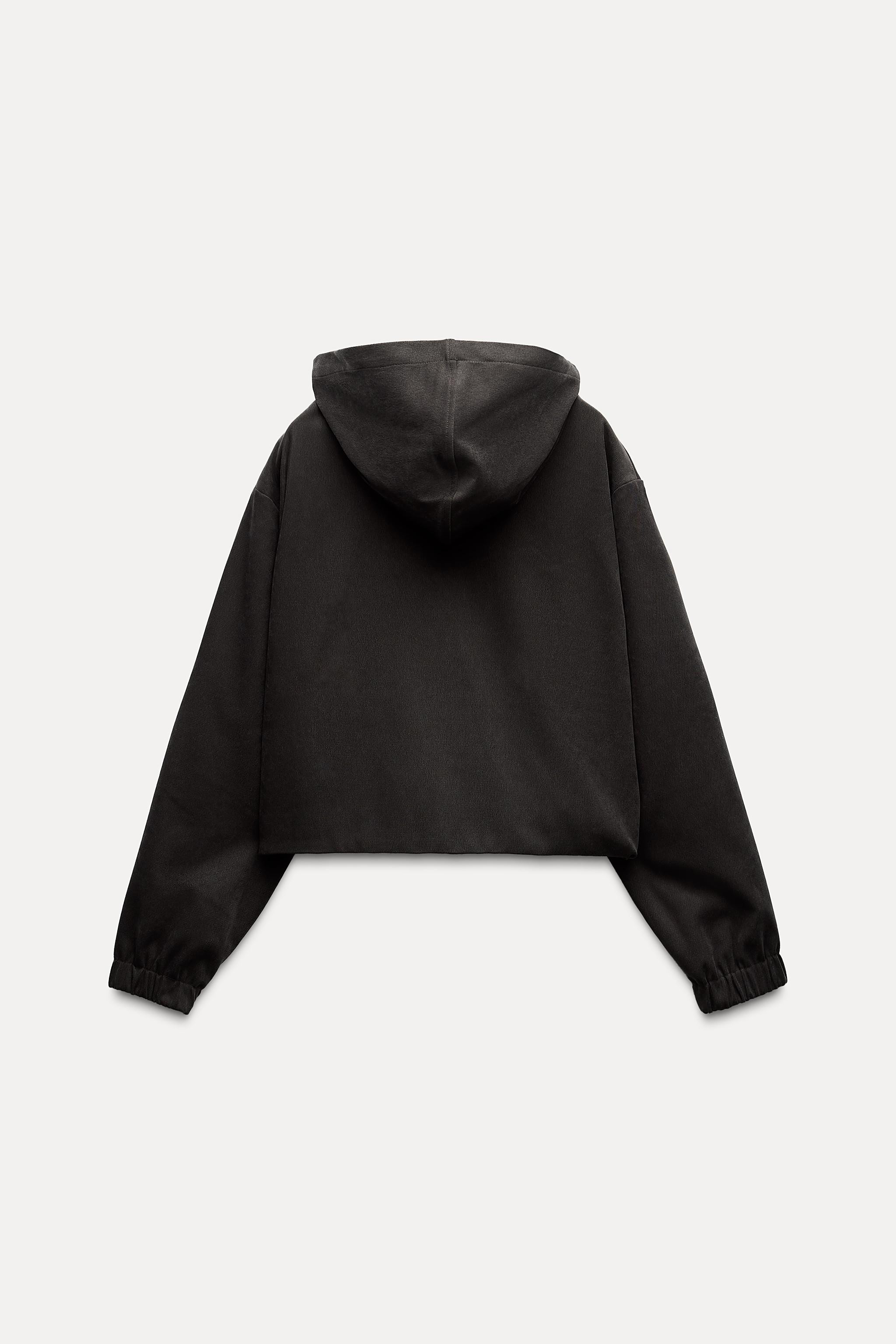 TEXTURED BOMBER JACKET WITH HOOD | Zara UK