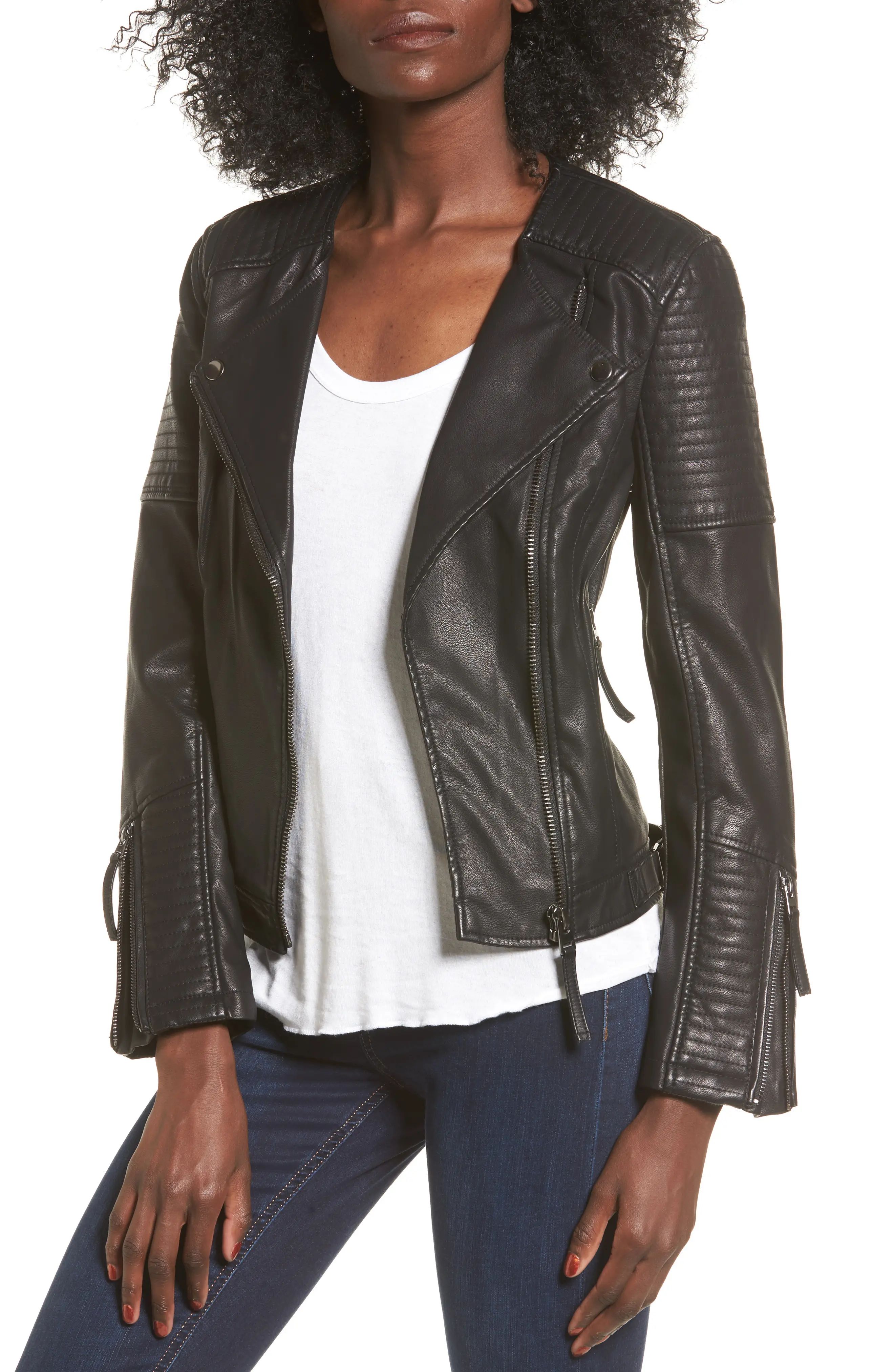 Luna Faux Leather Biker Jacket | Nordstrom