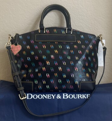NWT Dooney & Bourke Multicolor IT Satchel / Shoulder Bag w/ Florentine Vacchetta | eBay US