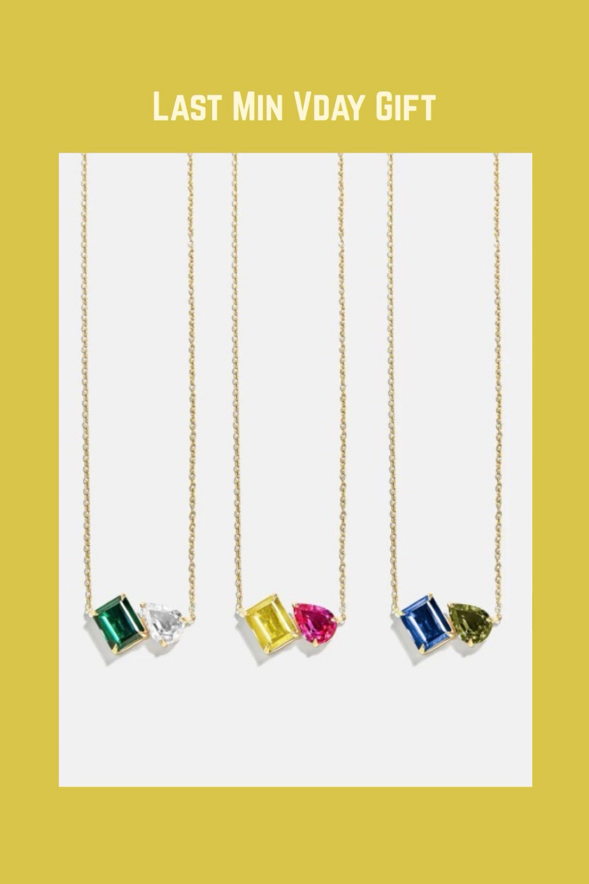 Customizable necklace - pick your gemstone combination. Great last minute Valentine’s Day  gift idea. 

#LTKBeauty #LTKgrwm #LTKValentine