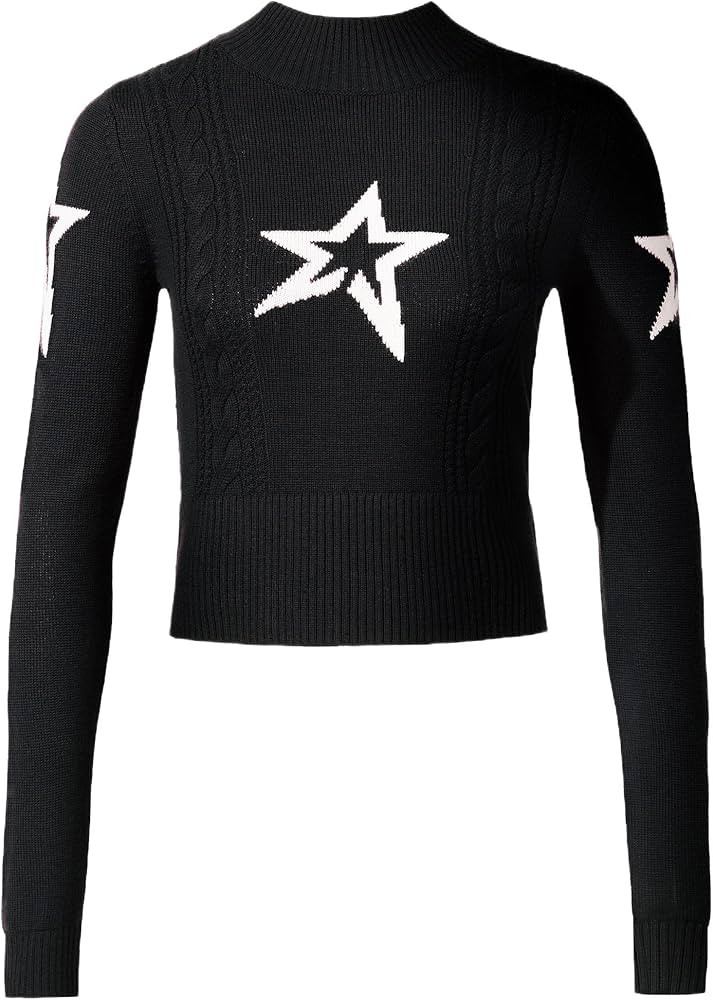 Amazon.com: Perfect Moment, Cable-Knit Merino Wool Sweater, Medium, Black : Amazon Luxury | Amazon (US)