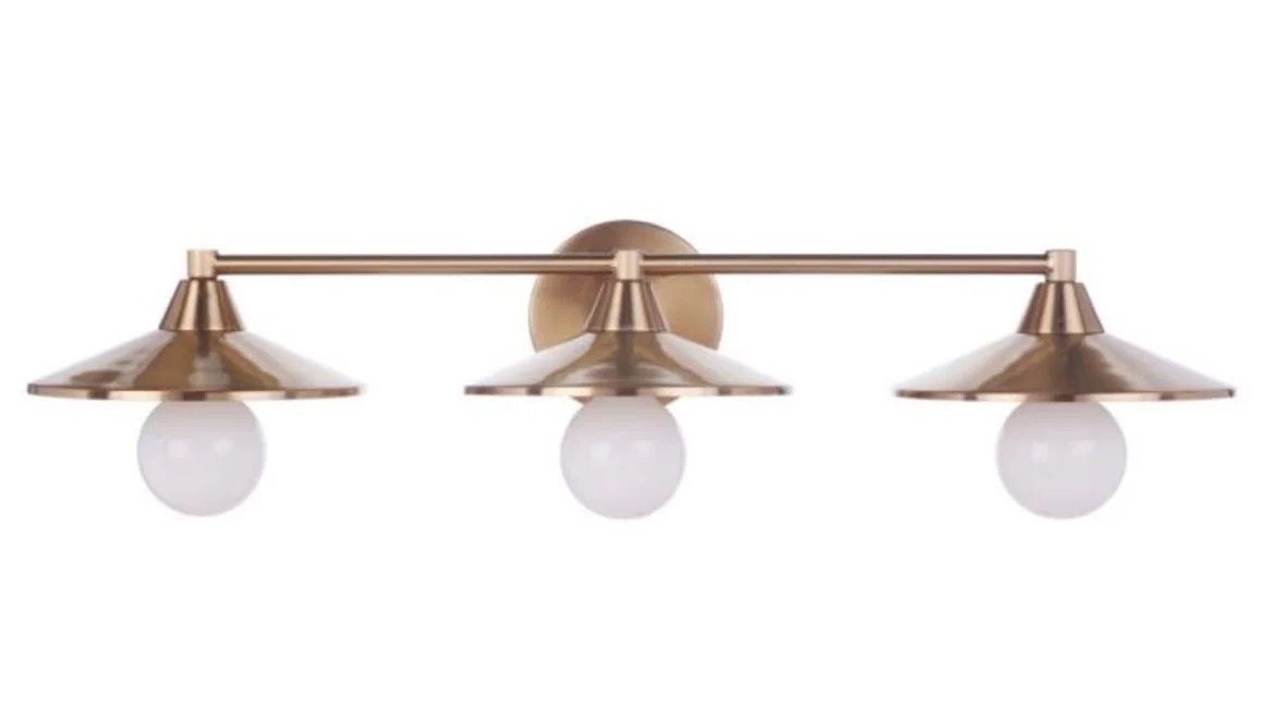 Craftmade 125293 Isaac 3 Light 29" Wide Vanity Light - Brass | Walmart (US)