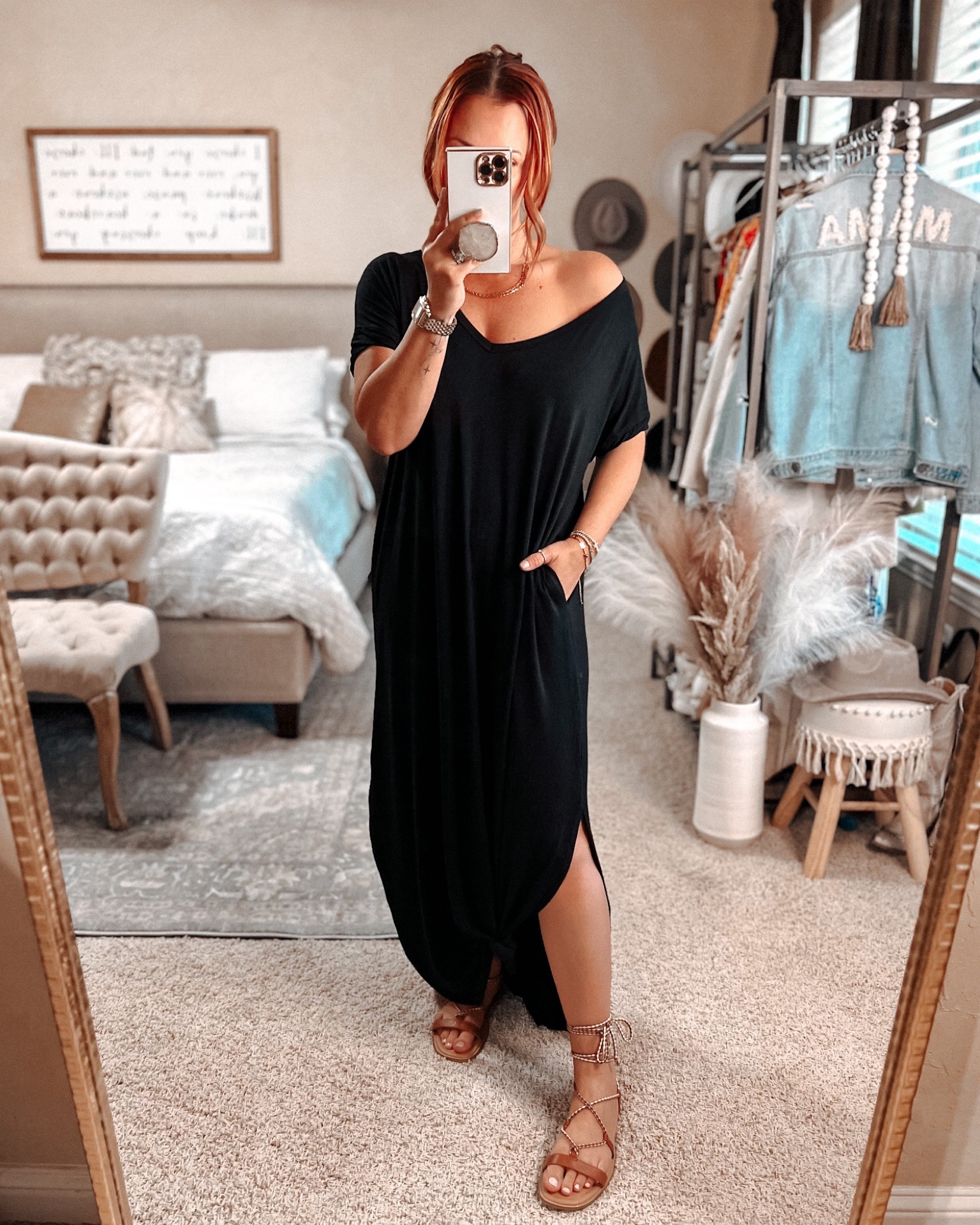 I’ll be living in this throw-on-and-go comfy black dress from VICI all spring & summer! It’s one of their best sellers. Save 20% with DRESSED.IN.DELIGHT


#LTKshoecrush #LTKunder50