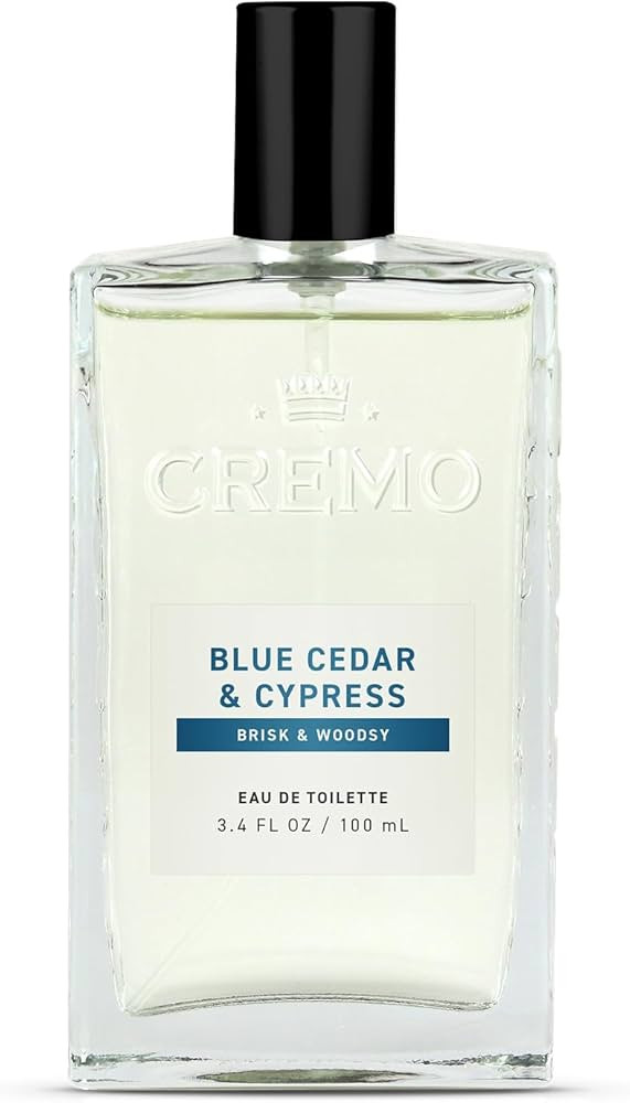 Cremo Cologne For Men - Blue Cedar & Cypress Mens Cologne Spray, A Woodsy Scent with Notes of Lem... | Amazon (US)