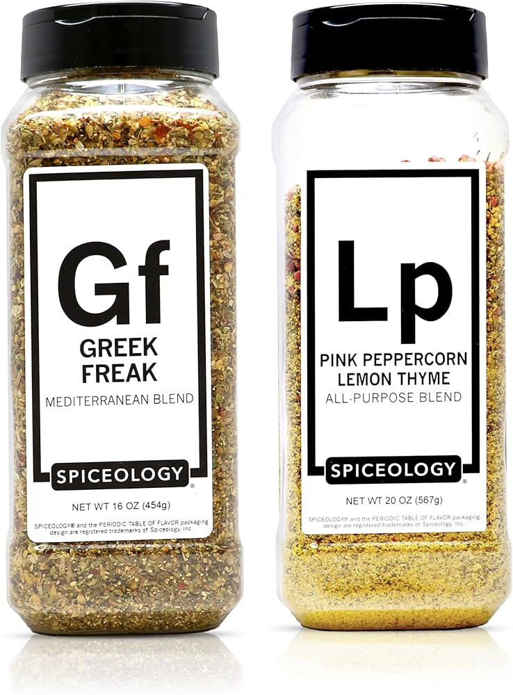 Spiceology – Greek Freak & Pink Peppercorn Lemon Thyme Seasoning Bundle – Mediterranean-Inspi... | Amazon (US)