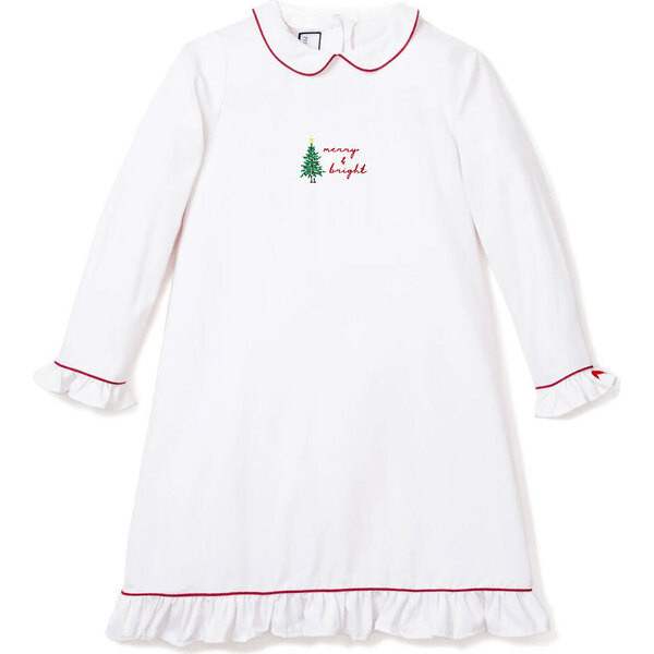 Petite Plume x Maisonette Girl's Sophia Nightgown, Merry & Bright | Maisonette