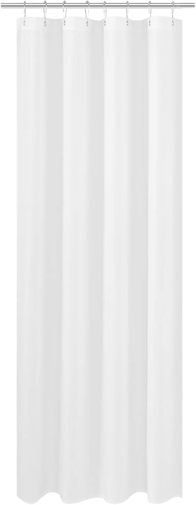 N&Y HOME Fabric Shower Curtain Liner Extra Long Stall Size 48 x 84 inches, Hotel Quality Washable... | Amazon (US)