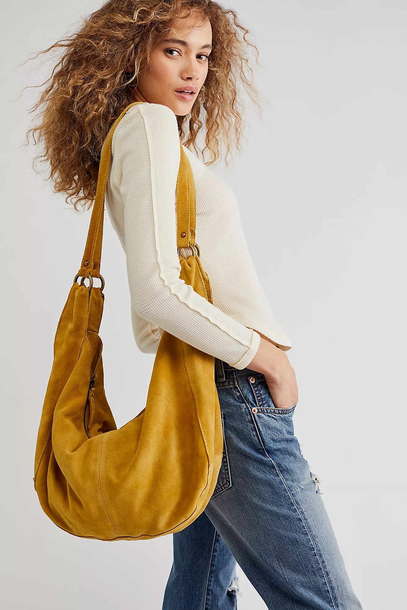 Roma Suede Tote Bag | Free People (UK)