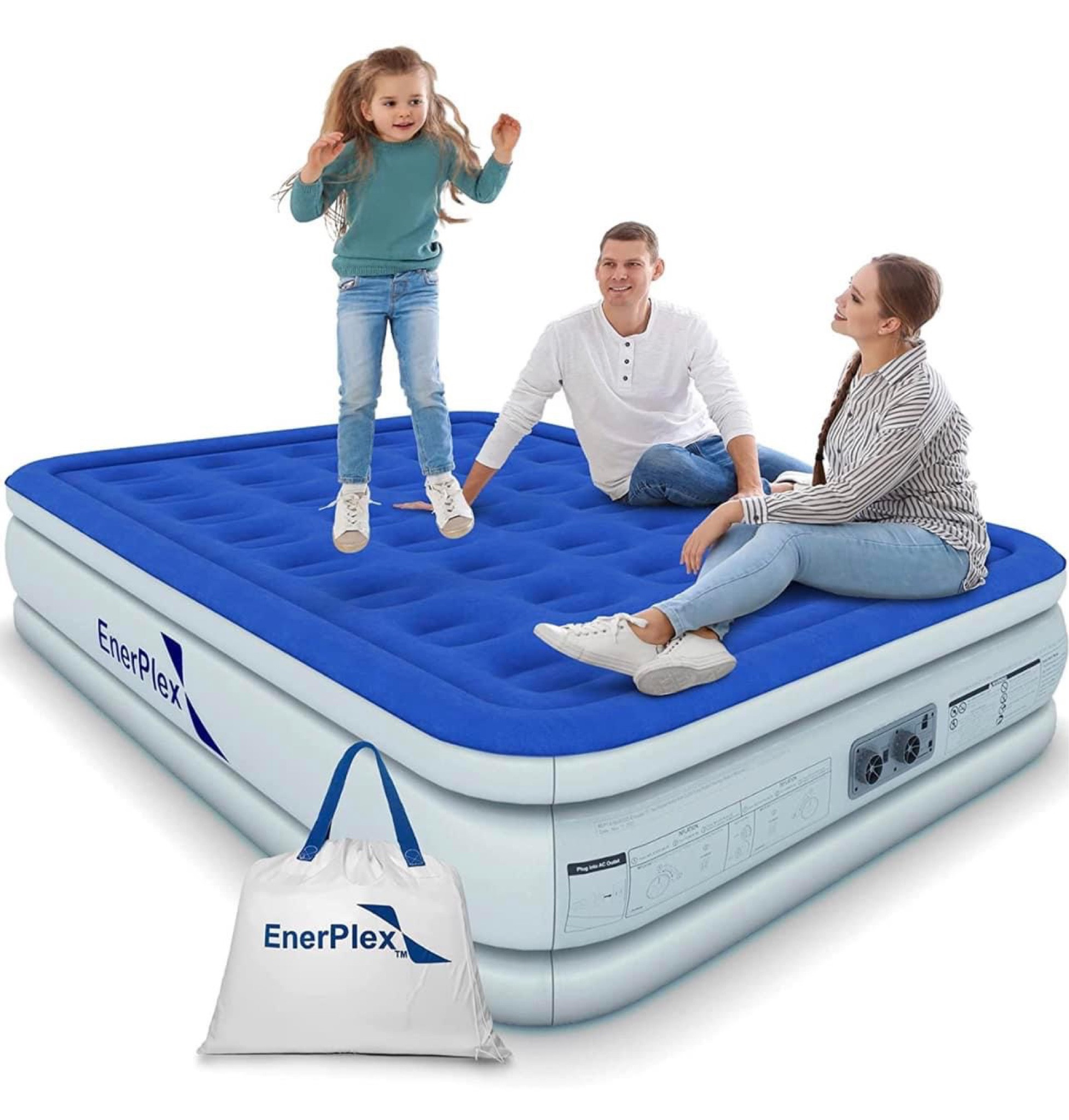 Woah!! Heck of price on this Enerplex queen 16 inch air mattress with built in pump!!! Now $53, reg $125!!!!

#LTKunder100 #LTKsalealert #LTKfamily