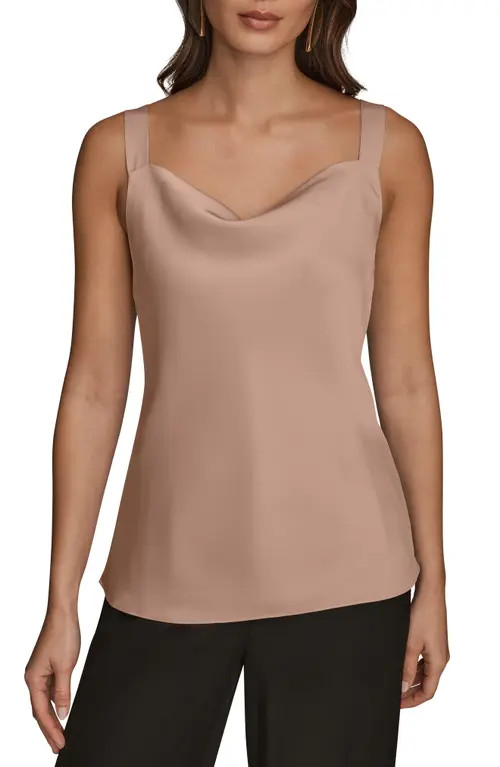 Donna Karan New York Cowl Neck Camisole in Umbria at Nordstrom, Size X-Large | Nordstrom