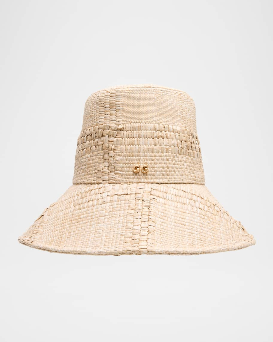 Juliana Raffia Bucket Hat | Neiman Marcus