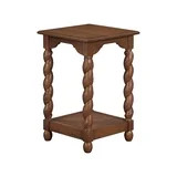 My Texas House Lewis End Table, Warm Brown | Walmart (US)