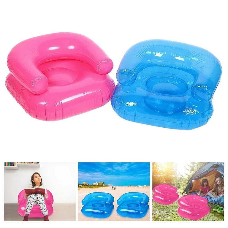 Kids Blow Up Chair - Inflatable Sofa for Boys & Girls, Portable Lounge Couch for Pool, Beach, Cam... | Walmart (US)
