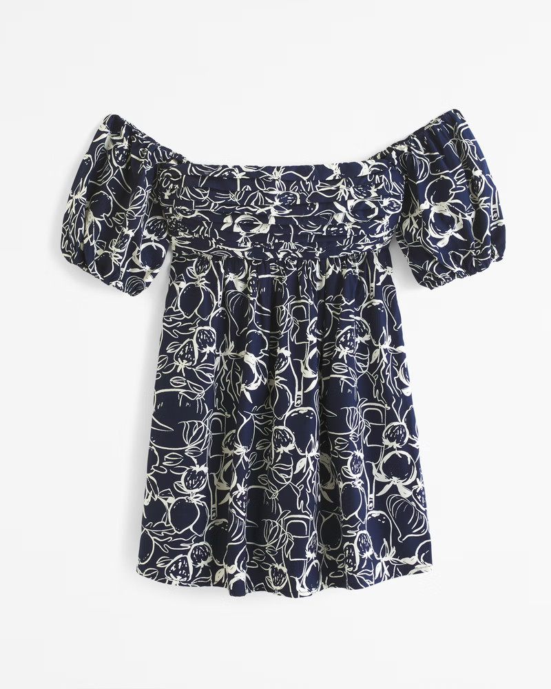 Women's Emerson Off-The-Shoulder Skort | Women's Dresses & Jumpsuits | Abercrombie.com | Abercrombie & Fitch (US)