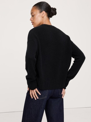 Midweight Cashmere Crew-Neck Sweater | Banana Republic (US)