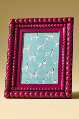 Rory Beaded Wood Picture Frame | Anthropologie (US)