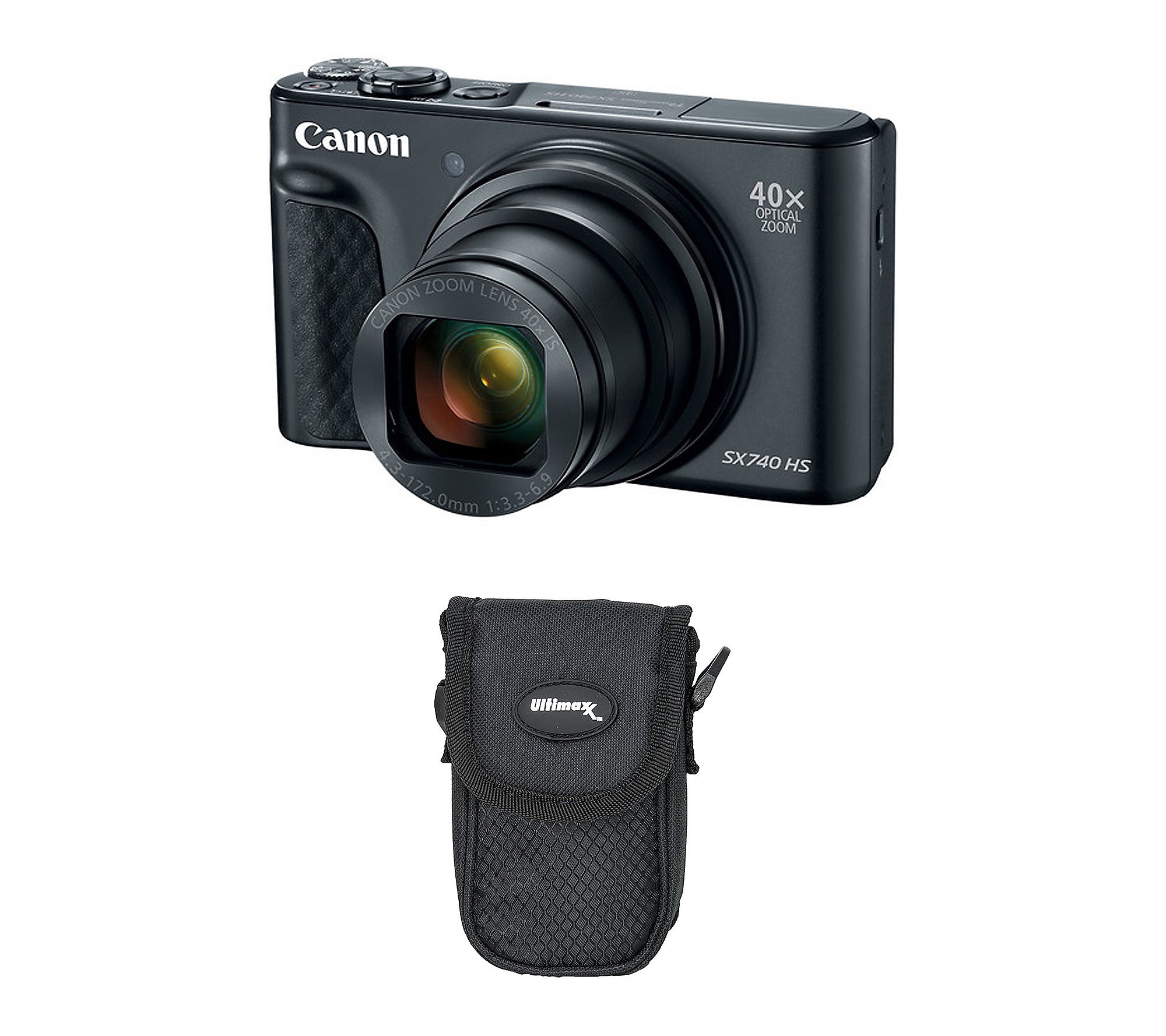 Canon PowerShot SX740 HS Digital Camera Bundle | QVC