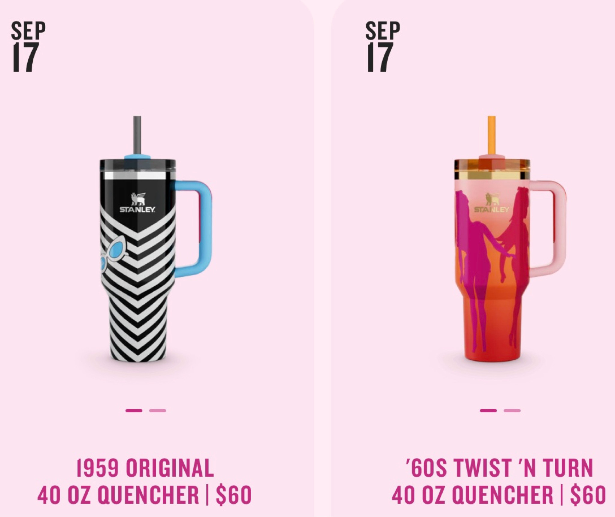 Today’s Barbie Stanley drop is live at 12 EST!!!! 


#LTKTravel #LTKHome #LTKFamily