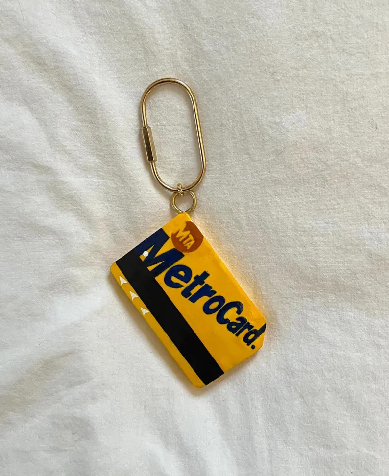 NYC Metro Card Bag Charm | Handmade | Etsy (Global)