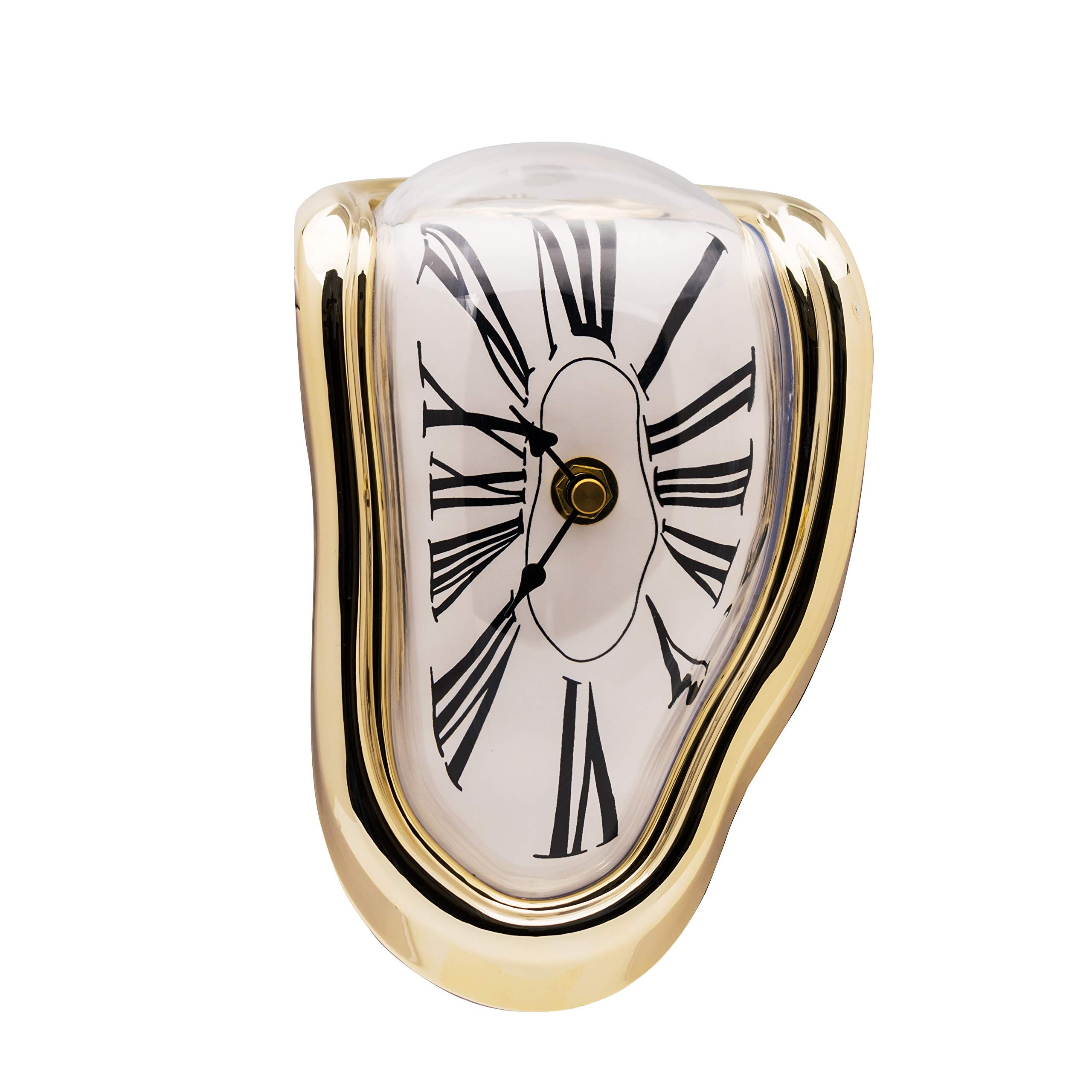 Melting Clock, Salvador Dali Watch Melted Clock for Decorative Home Office Shelf Desk Table Funny... | Amazon (US)