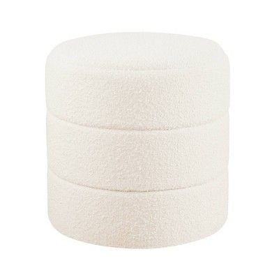 Round Upholstered Ottoman - HomePop | Target