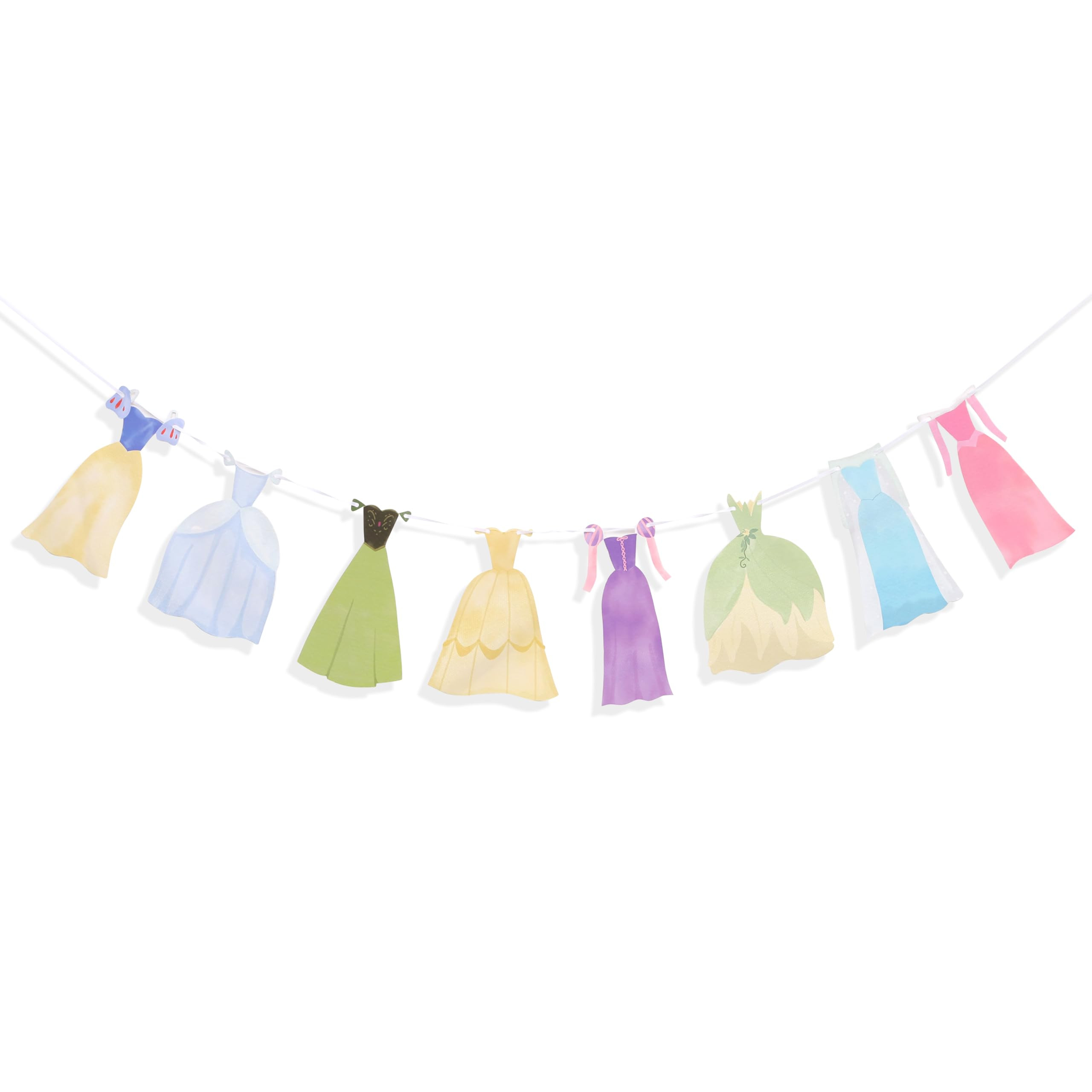 Princess Party Bunting Banner - Princess First Birthday Party Banner,Dress Banner Birthday Decora... | Amazon (US)