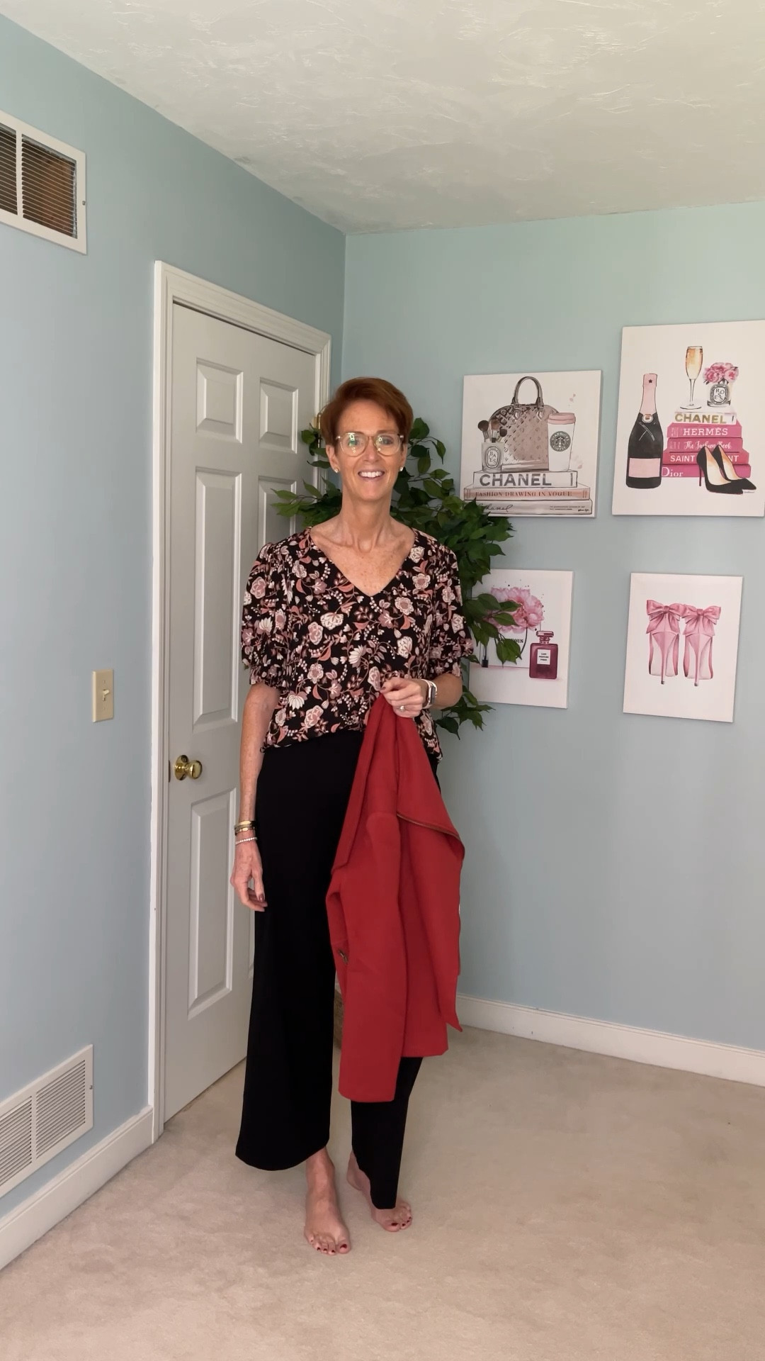 Gibsonlook stretch knit moto jacket.
Wearing a size medium.
I love Gibsonlook knit blazers and jackets. This is my fourth! I love them that much!

Moto jacket, casual outfit, work outfit, workwear, black pants, teacher outfit

#LTKover40 #LTKworkwear #LTKBacktoSchool