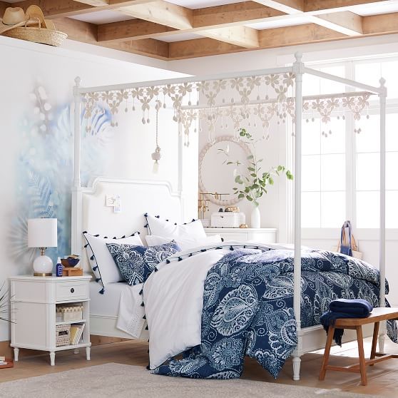 Colette Canopy Bed | Pottery Barn Teen