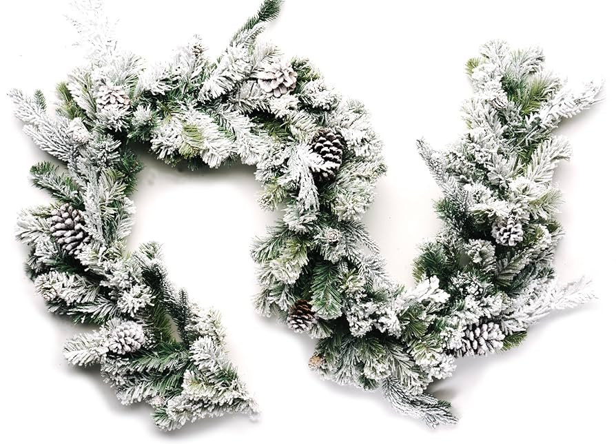 CraftMore Frosted Forest Pine Garland 6 Feet | Amazon (US)