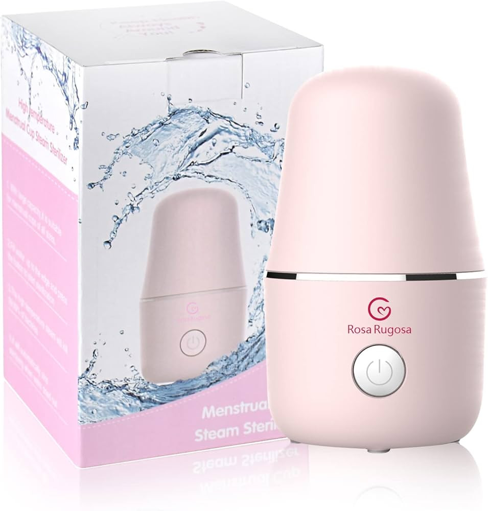 ROSA RUGOSA Menstrual Cup Sterilizer, Steamer Cleaner 3-in-1 for Cleans, Dries, and Stores Your P... | Amazon (US)