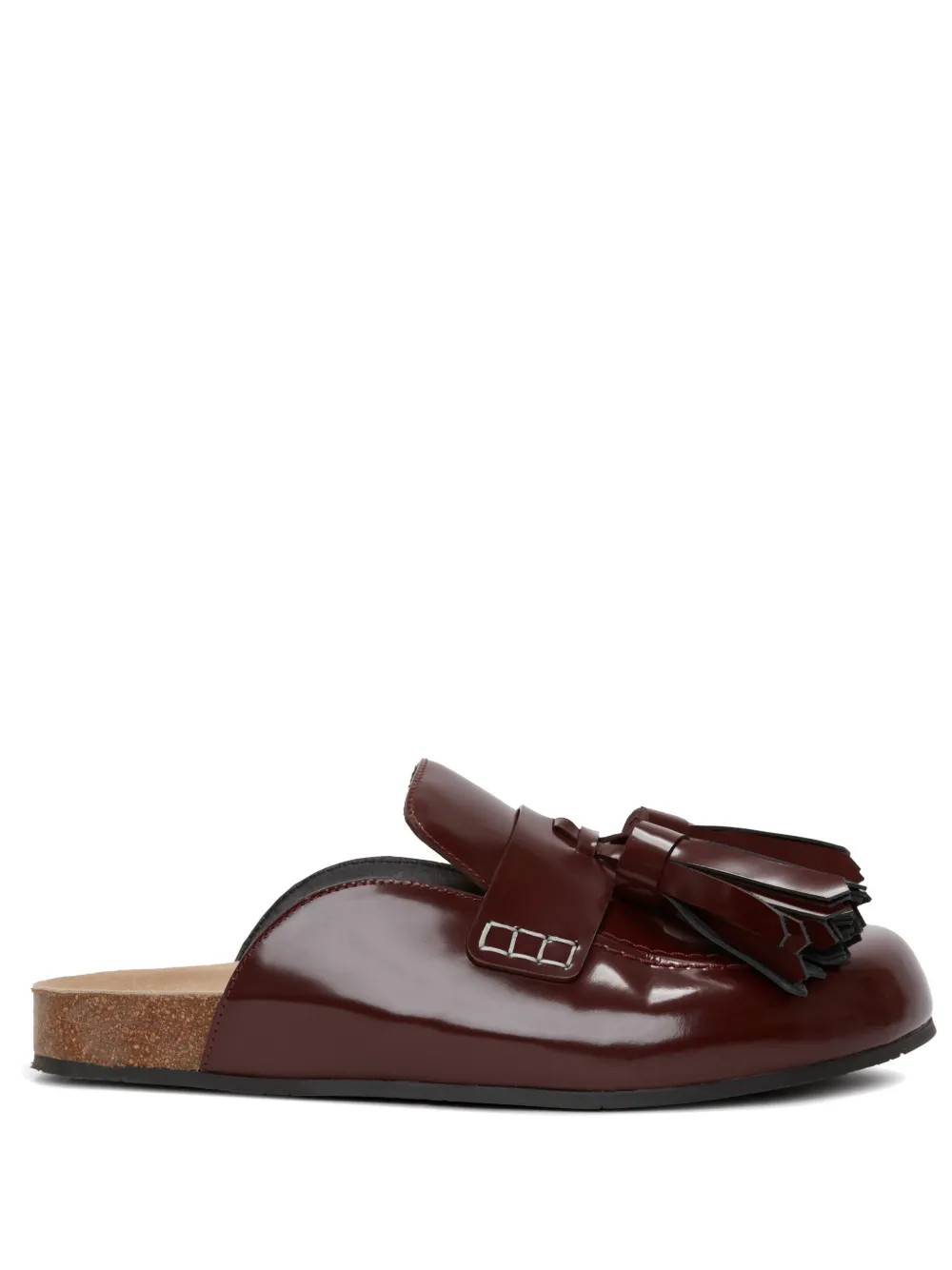 JW Anderson tassel-detail slip-on Leather Loafers  | Red | FARFETCH GR | Farfetch Global