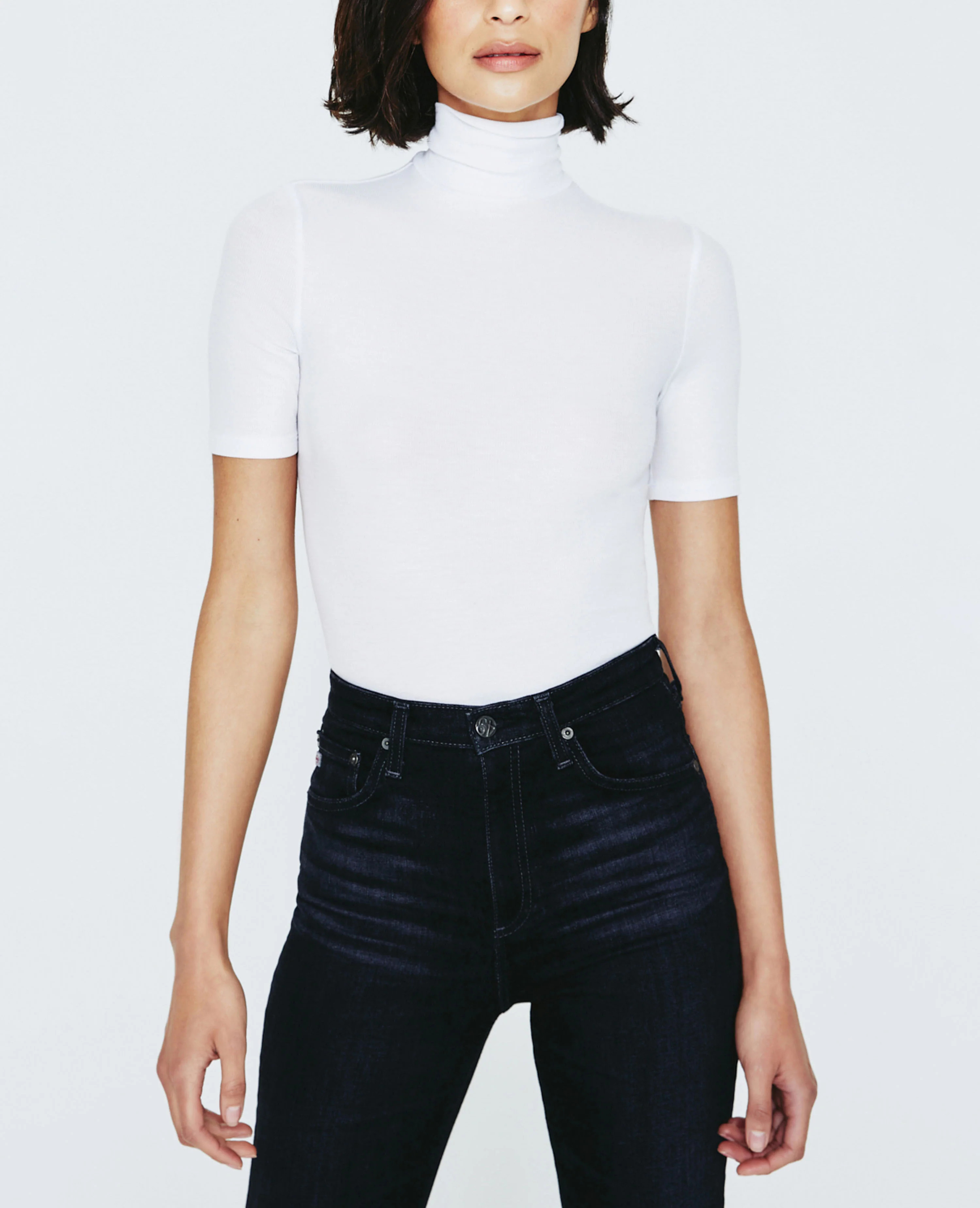 Edie Short Sleeve Turtleneck | AG Jeans Outlet