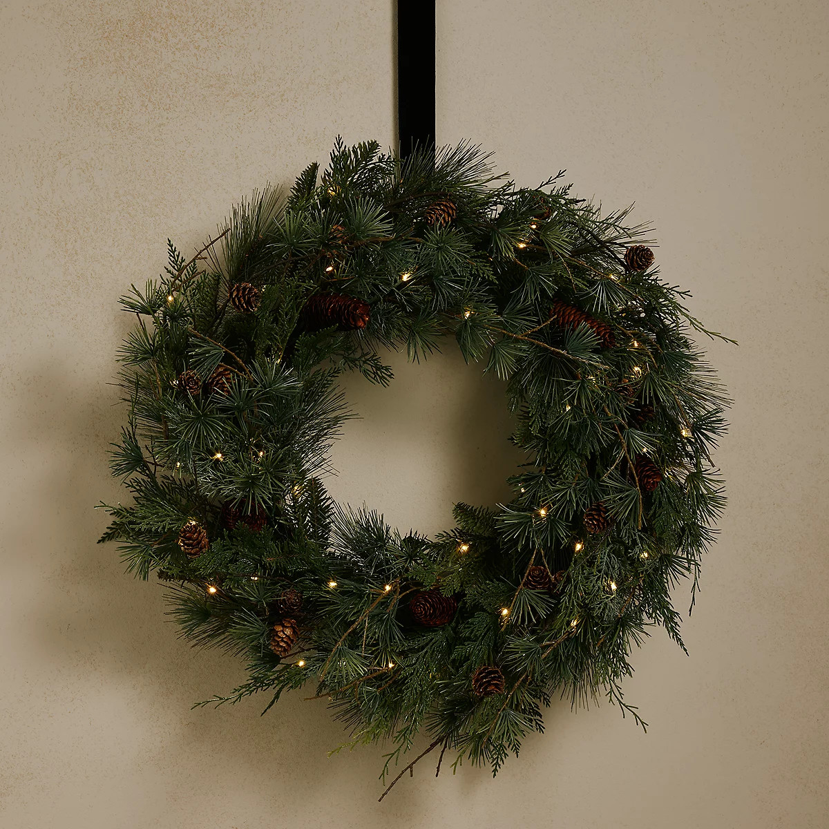 60cm Ultimate Fir Tree Wreath | The White Company UK & ROW