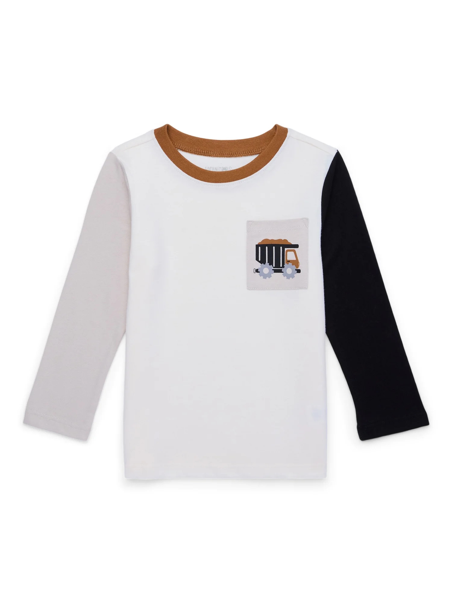 Garanimals Toddler Boys Long Sleeve Raglan Tee, Sizes 18M-5T - Walmart.com | Walmart (US)
