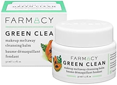 Farmacy Natural Makeup Remover - Green Clean Makeup Meltaway Cleansing Balm Cosmetic - Travel Siz... | Amazon (US)