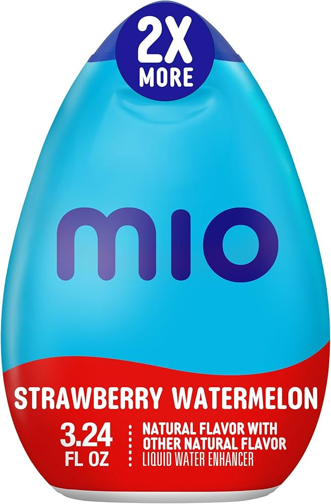 mio Strawberry Watermelon Flavored with other natural flavor Liquid Water Enhancer, 3.24 fl oz Bo... | Amazon (US)
