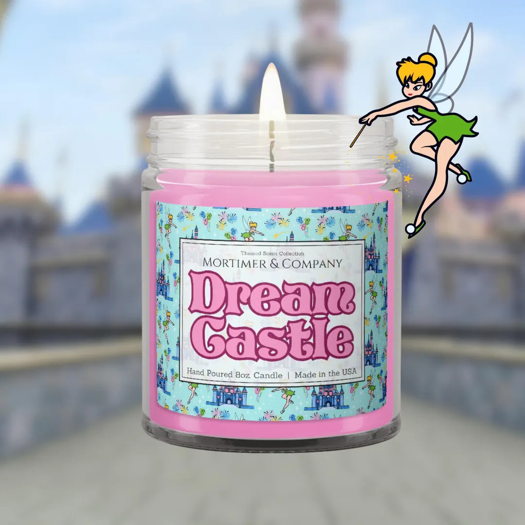 DREAM CASTLE | Disney Candle | Disneyland Disney World Princess Castle Inspired | Disney Home Dec... | Etsy (US)