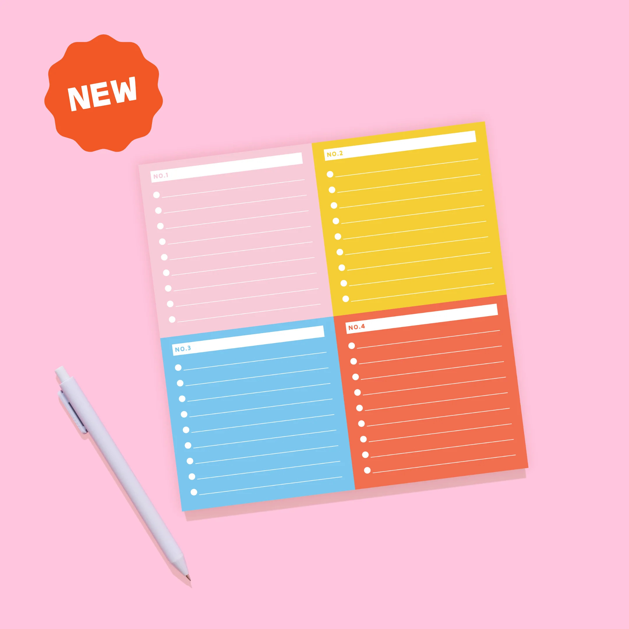 Spring Fling 4 Part List Making Notepad | Joy Creative Shop