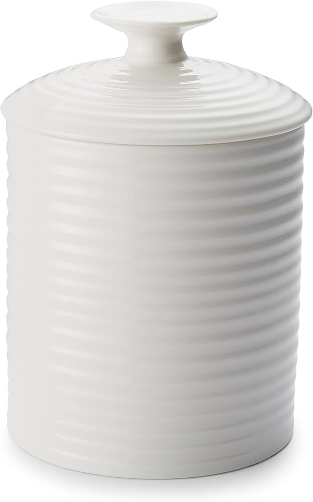 Portmeirion Sophie Conran White Medium Canister | 40 Oz Food Storage Container with Lid | Porcela... | Amazon (US)