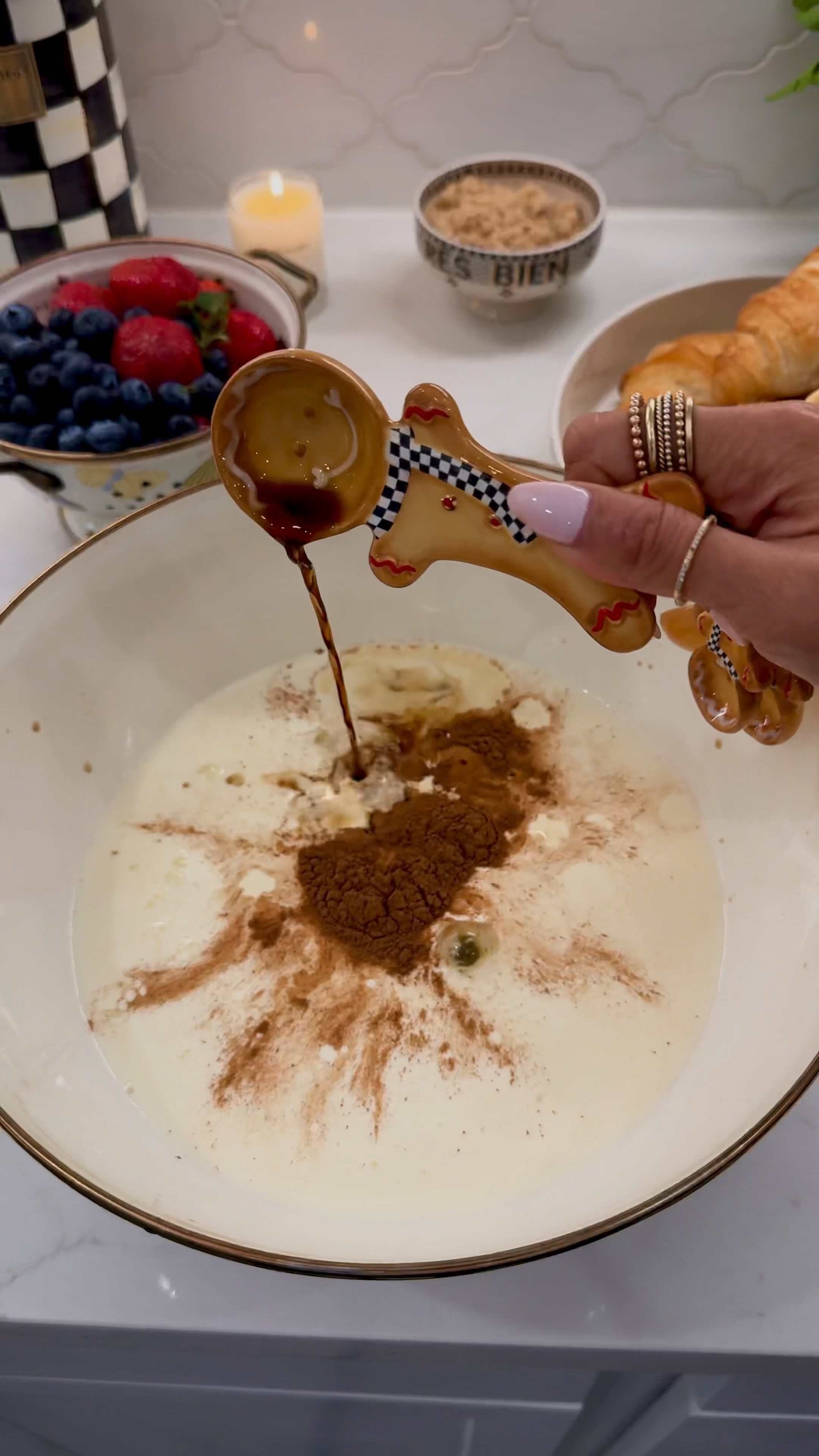 Holiday baking with Mackenzie-Childs 👩🏻‍🍳🎄☃️#mcpartner

#LTKGiftGuide #LTKVideo #LTKHoliday