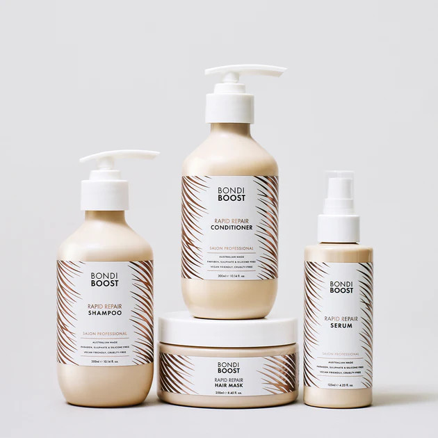 Rapid Repair System - Reparative Shampoo + Conditioner + Serum + Mask | Bondi Boost