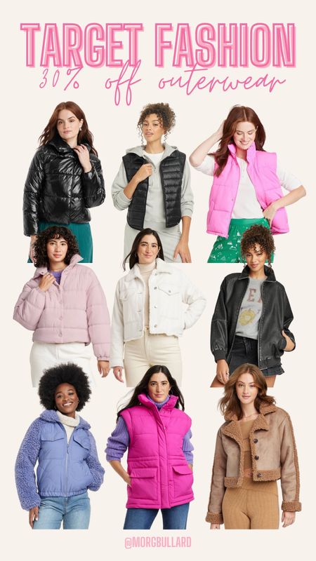 Target Fashion | Target Outerwear | Puffer Vests | Puffer Jacket | Target Jackets | Winter Outfits 

#LTKsalealert #LTKfindsunder50 #LTKHoliday