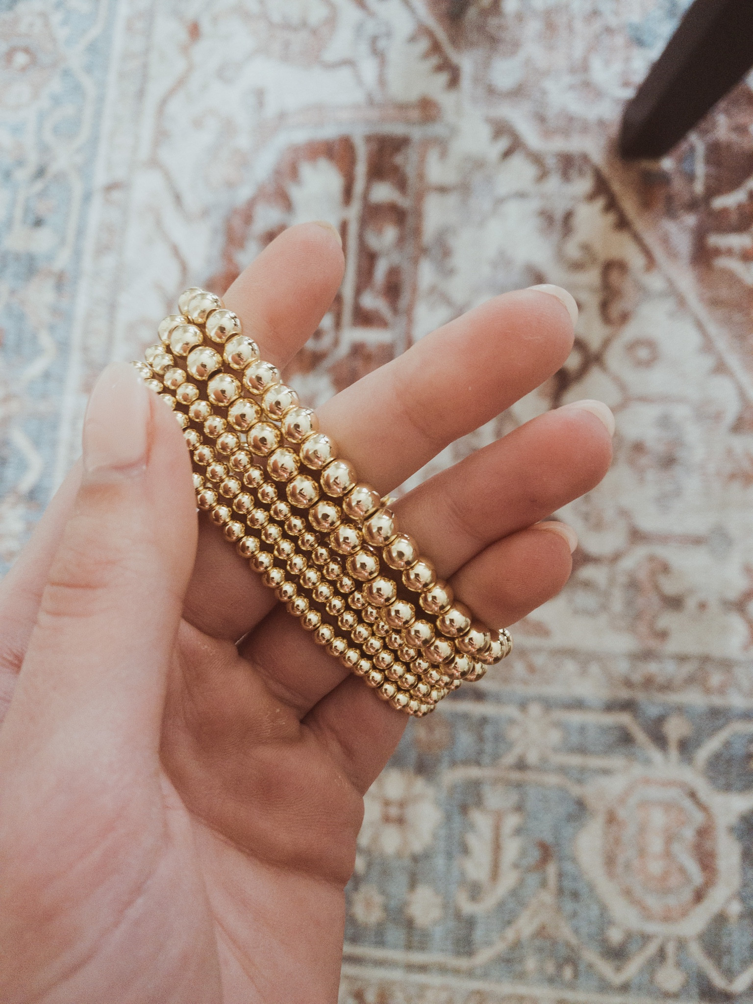 Amazon gold stretch bracelets 

#LTKsalealert