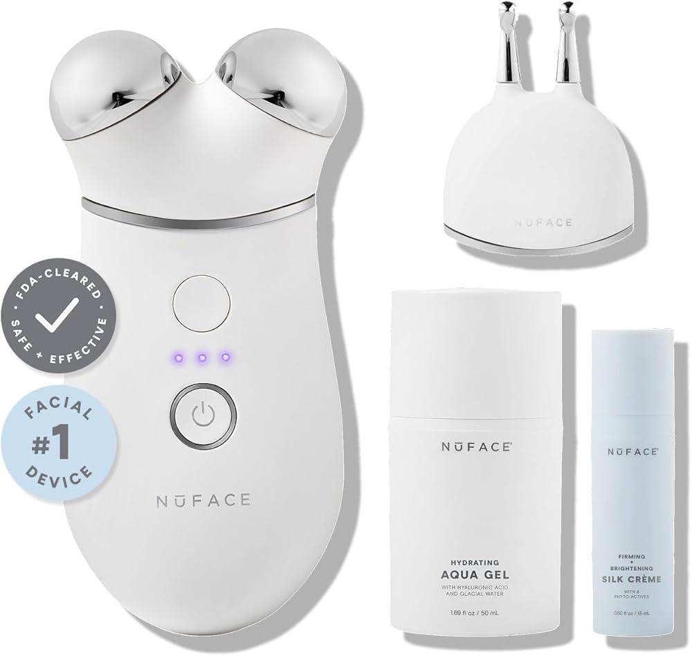 NuFACE Trinity+ Microcurrent Facial Device + Effective Lip & Eye Attachment - FDA Cleared Skin Ti... | Amazon (US)